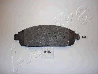 Комплект тормозных колодок, дисковый тормоз ASHIKA 50-00-018