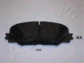 Комплект тормозных колодок, дисковый тормоз ASHIKA 50-02-230