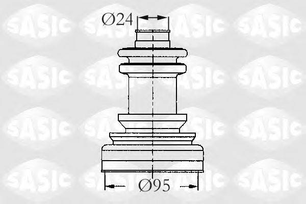 Комплект пылника, приводной вал SASIC 2933423 Комплект пылника, приводной вал SASIC 2933423