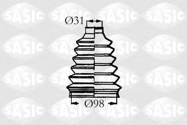 Комплект пылника, приводной вал SASIC 4003466