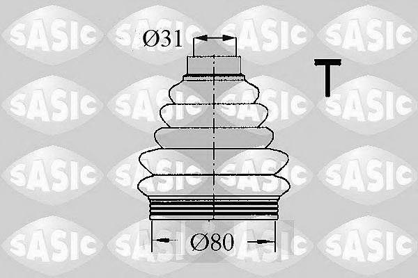 Комплект пылника, приводной вал SASIC 1906058 Комплект пылника, приводной вал SASIC 1906058