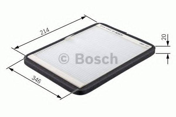 Фильтр, воздух во внутренном пространстве BOSCH 1 987 432 033