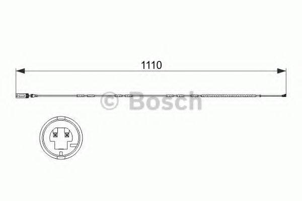 Сигнализатор, износ тормозных колодок BOSCH 1 987 473 515 Сигнализатор, износ тормозных колодок BOSCH 1 987 473 515