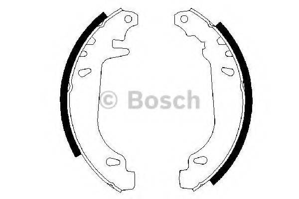Комплект тормозных колодок BOSCH 0 986 487 272 Комплект тормозных колодок BOSCH 0 986 487 272