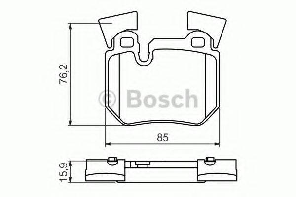 Комплект тормозных колодок, дисковый тормоз BOSCH 0 986 494 421 Комплект тормозных колодок, дисковый тормоз BOSCH 0 986 494 421