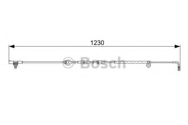 Сигнализатор, износ тормозных колодок BOSCH 1 987 473 022 Сигнализатор, износ тормозных колодок BOSCH 1 987 473 022