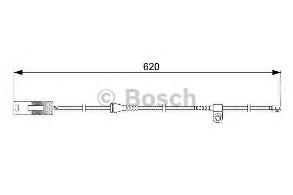 Сигнализатор, износ тормозных колодок BOSCH 1 987 474 955 Сигнализатор, износ тормозных колодок BOSCH 1 987 474 955