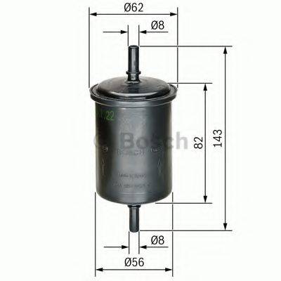 Топливный фильтр BOSCH 0 450 902 161