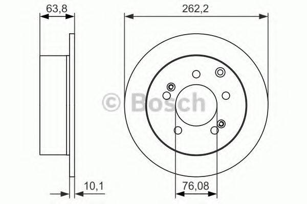 Тормозной диск BOSCH 0 986 479 061