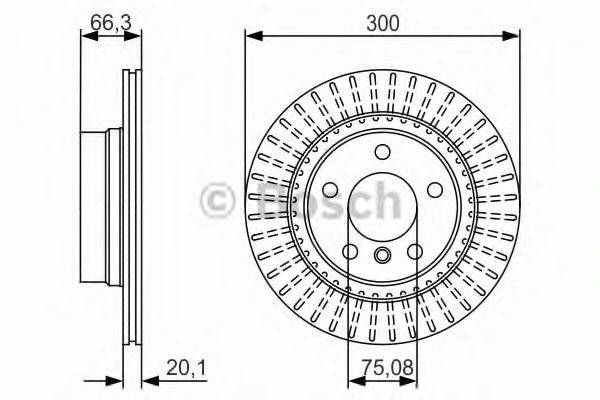 Тормозной диск BOSCH 0 986 479 044
