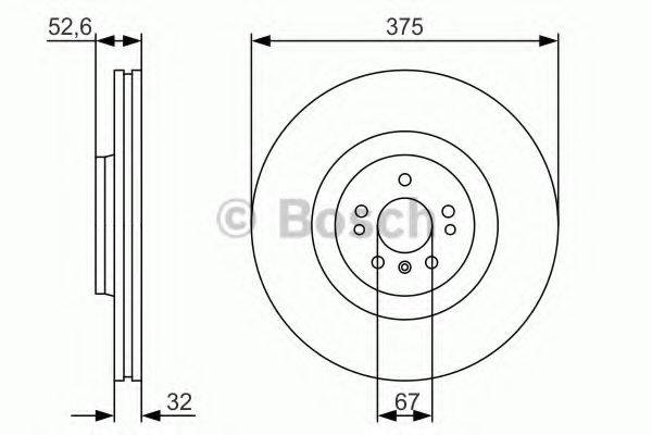 Тормозной диск BOSCH 0 986 479 R31 Тормозной диск BOSCH 0 986 479 R31