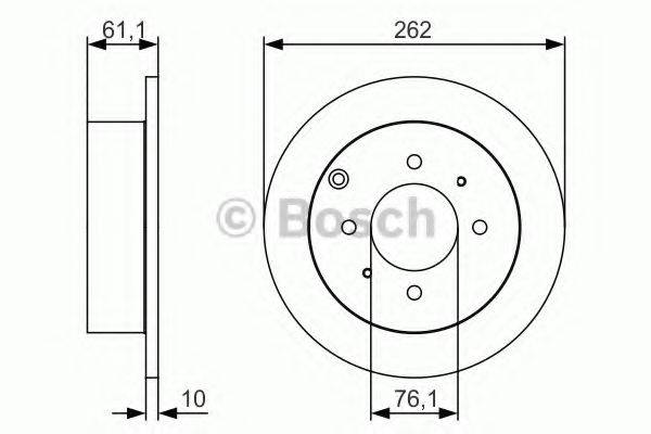Тормозной диск BOSCH 0 986 479 S68 Тормозной диск BOSCH 0 986 479 S68