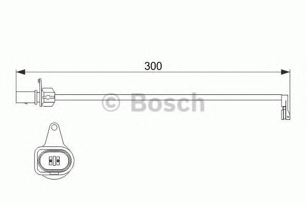 Сигнализатор, износ тормозных колодок BOSCH 1 987 474 505 Сигнализатор, износ тормозных колодок BOSCH 1 987 474 505