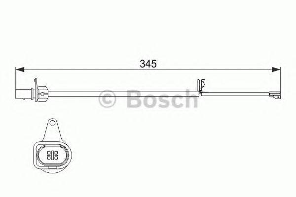 Сигнализатор, износ тормозных колодок BOSCH 1 987 474 507 Сигнализатор, износ тормозных колодок BOSCH 1 987 474 507