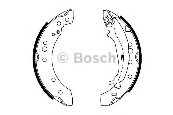 Комплект тормозных колодок BOSCH 0 986 487 746 Комплект тормозных колодок BOSCH 0 986 487 746