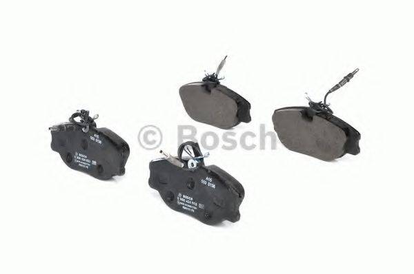 Комплект тормозных колодок, дисковый тормоз BOSCH 0 986 424 033 Комплект тормозных колодок, дисковый тормоз BOSCH 0 986 424 033