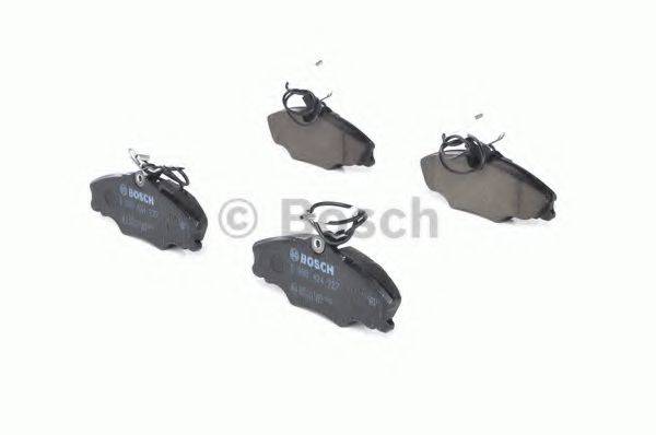 Комплект тормозных колодок, дисковый тормоз BOSCH 0 986 424 227 Комплект тормозных колодок, дисковый тормоз BOSCH 0 986 424 227