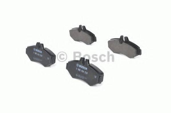Комплект тормозных колодок, дисковый тормоз BOSCH 0 986 424 516 Комплект тормозных колодок, дисковый тормоз BOSCH 0 986 424 516