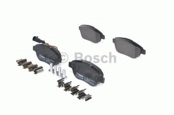 Комплект тормозных колодок, дисковый тормоз BOSCH 0 986 424 596