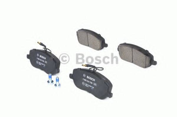 Комплект тормозных колодок, дисковый тормоз BOSCH 0 986 424 789 Комплект тормозных колодок, дисковый тормоз BOSCH 0 986 424 789