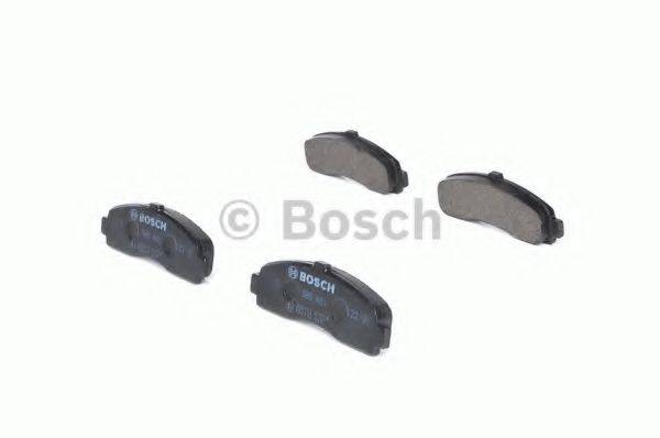 Комплект тормозных колодок, дисковый тормоз BOSCH 0 986 461 122