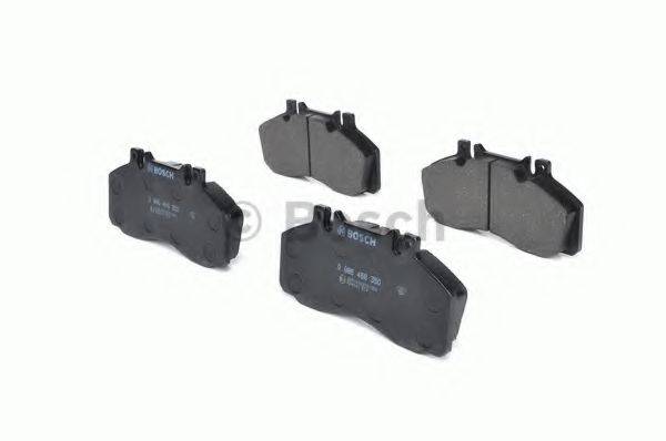 Комплект тормозных колодок, дисковый тормоз BOSCH 0 986 468 350 Комплект тормозных колодок, дисковый тормоз BOSCH 0 986 468 350