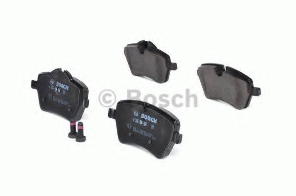 Комплект тормозных колодок, дисковый тормоз BOSCH 0 986 494 168 Комплект тормозных колодок, дисковый тормоз BOSCH 0 986 494 168