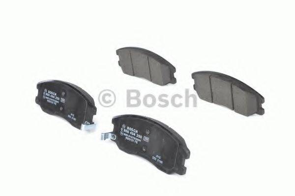 Комплект тормозных колодок, дисковый тормоз BOSCH 0 986 494 250 Комплект тормозных колодок, дисковый тормоз BOSCH 0 986 494 250