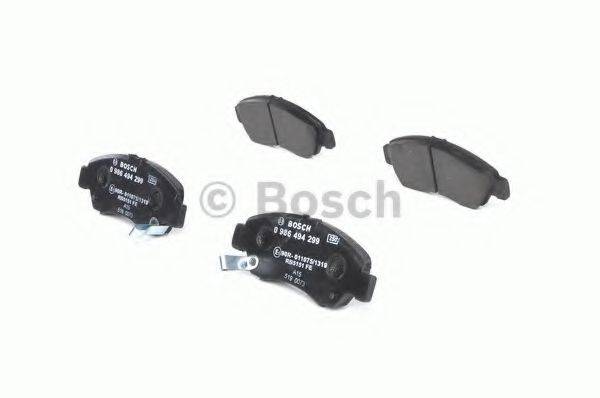 Комплект тормозных колодок, дисковый тормоз BOSCH 0 986 494 299