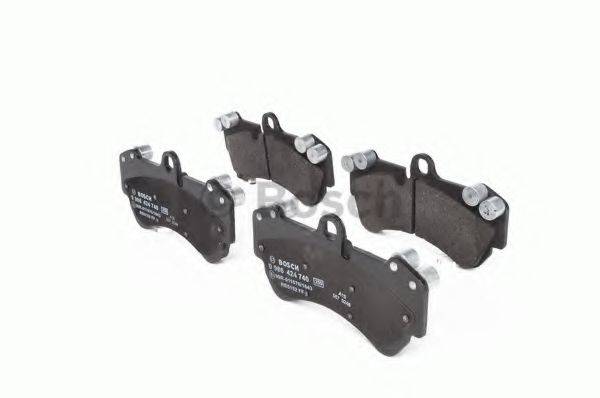 Комплект тормозных колодок, дисковый тормоз BOSCH 0 986 424 740 Комплект тормозных колодок, дисковый тормоз BOSCH 0 986 424 740