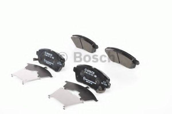 Комплект тормозных колодок, дисковый тормоз BOSCH 0 986 494 321 Комплект тормозных колодок, дисковый тормоз BOSCH 0 986 494 321