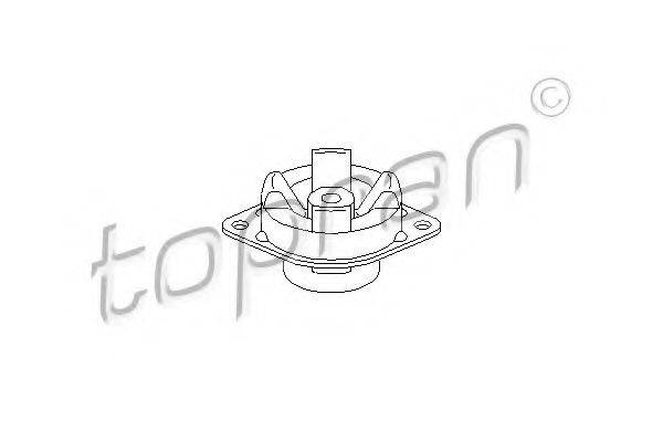 Подушка, автоматическая коробка передач TOPRAN 103 611