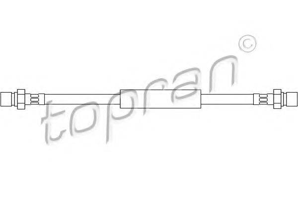 Тормозной шланг TOPRAN 103 358 Тормозной шланг TOPRAN 103 358