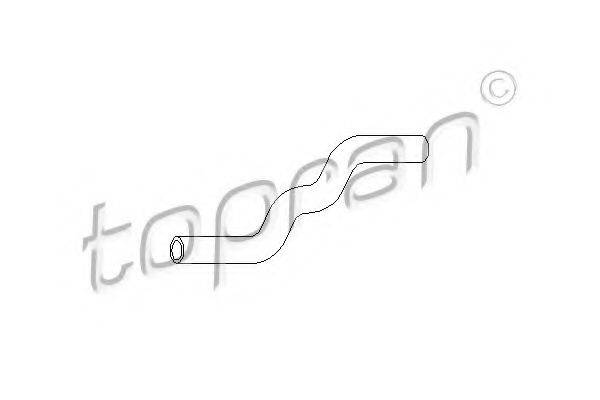 Шланг радиатора TOPRAN 102 873