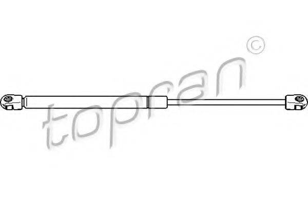 Газовая пружина, крышка багажник TOPRAN 110 267