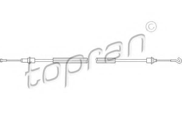Трос, замок двери TOPRAN 109 453 Трос, замок двери TOPRAN 109 453