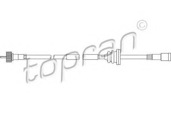 Тросик спидометра TOPRAN 202 223 Тросик спидометра TOPRAN 202 223