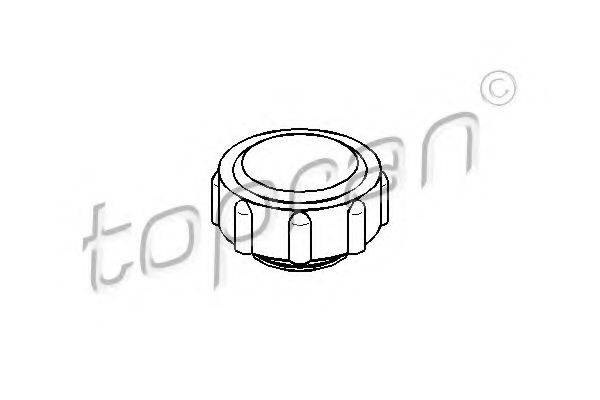 Крышка, резервуар охлаждающей жидкости TOPRAN 500 341