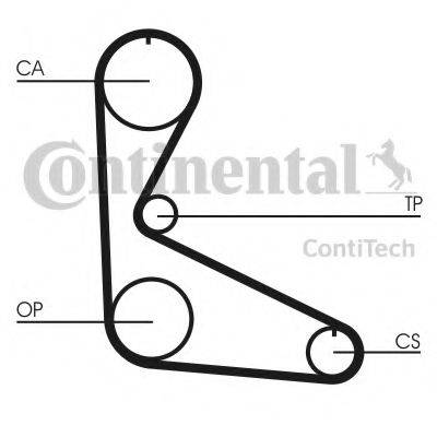 Ремень ГРМ CONTITECH CT626 Ремень ГРМ CONTITECH CT626