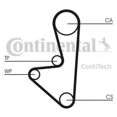 Ремень ГРМ CONTITECH CT744 Ремень ГРМ CONTITECH CT744