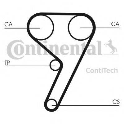Ремень ГРМ CONTITECH CT881 Ремень ГРМ CONTITECH CT881