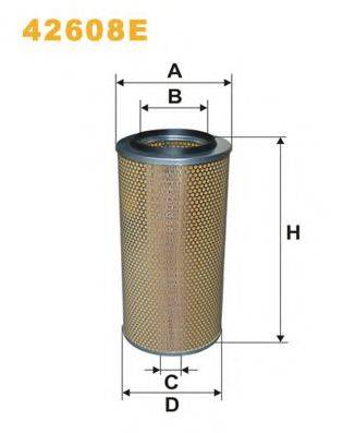 Воздушный фильтр WIX FILTERS 42608E Воздушный фильтр WIX FILTERS 42608E
