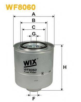 Топливный фильтр WIX FILTERS WF8060 Топливный фильтр WIX FILTERS WF8060