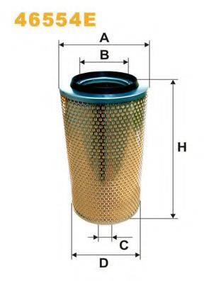 Воздушный фильтр WIX FILTERS 46554E Воздушный фильтр WIX FILTERS 46554E
