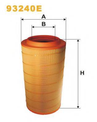 Воздушный фильтр WIX FILTERS 93240E Воздушный фильтр WIX FILTERS 93240E