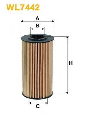 Масляный фильтр WIX FILTERS WL7442