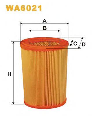 Воздушный фильтр WIX FILTERS WA6021 Воздушный фильтр WIX FILTERS WA6021