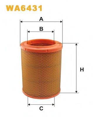 Воздушный фильтр WIX FILTERS WA6431 Воздушный фильтр WIX FILTERS WA6431