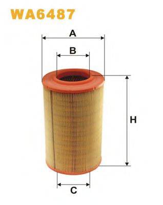 Воздушный фильтр WIX FILTERS WA6487 Воздушный фильтр WIX FILTERS WA6487