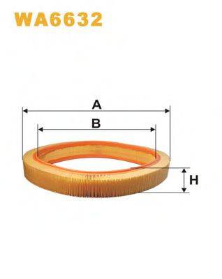 Воздушный фильтр WIX FILTERS WA6632 Воздушный фильтр WIX FILTERS WA6632